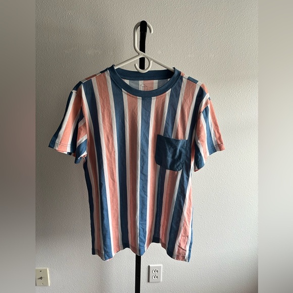 Striped T-Shirt with Pocket original use size medium - Picture 1 of 4